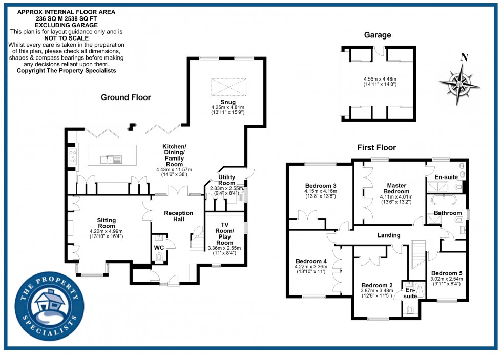 Floorplan for Norsey Road, Billericay, Essex