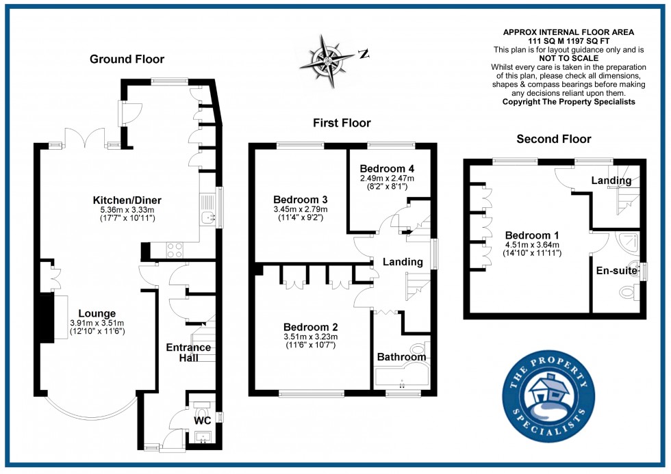Floorplan for James Square, Billericay, Essex