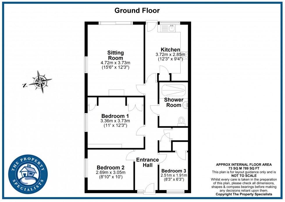 Floorplan for OVER 55'S ONLY, Chelmsford, Essex