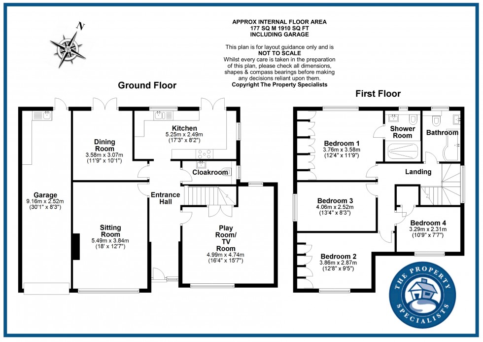 Floorplan for Carson Road, Billericay, Essex