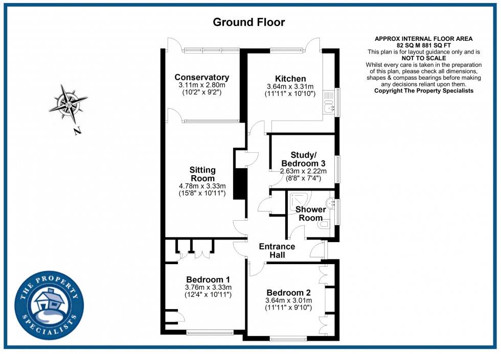 Floorplan for Mountnessing Road, Billericay, Essex