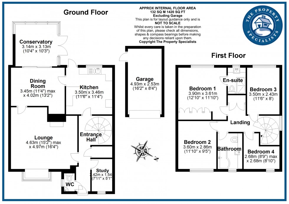 Floorplan for Montpelier Close, Billericay, Essex