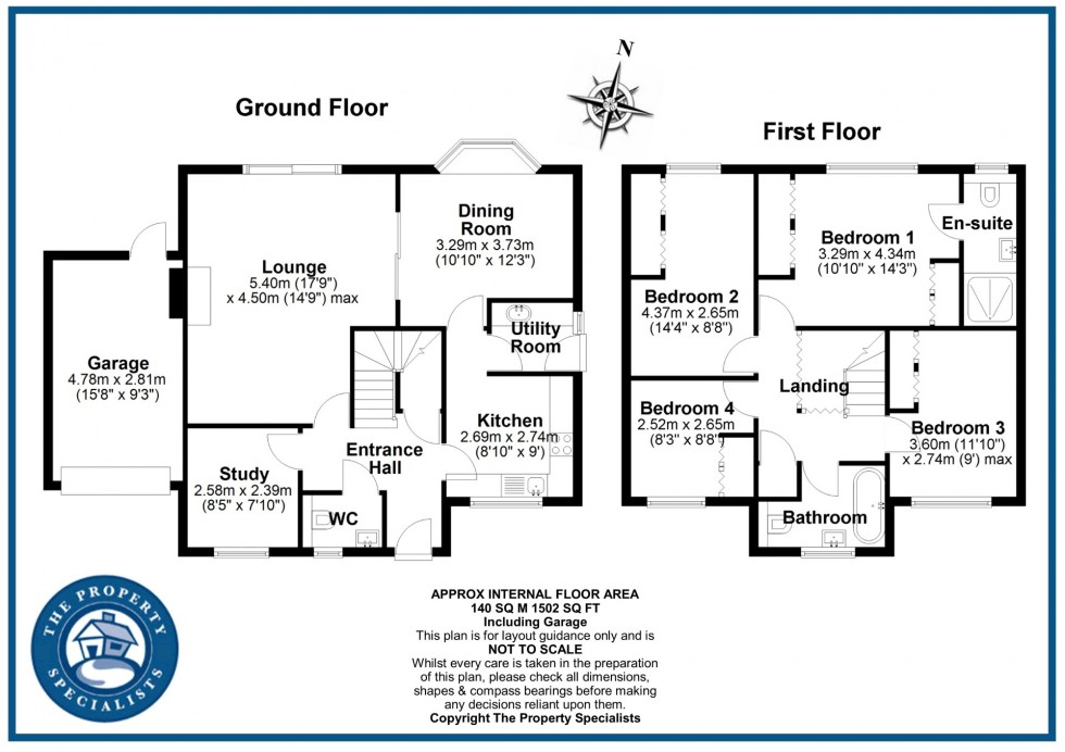 Floorplan for Britannia Close, Billericay, Essex