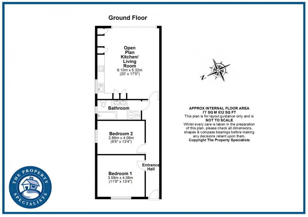 Floorplan for Brightside, Billericay, Essex