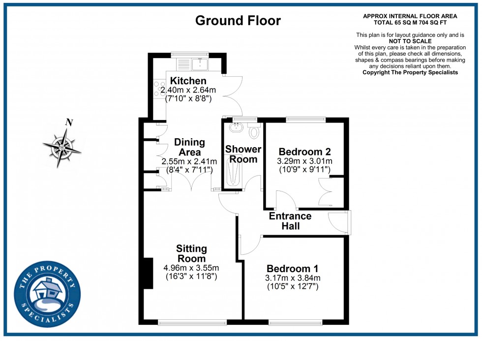 Floorplan for Jacqueline Gardens, Billericay, Essex