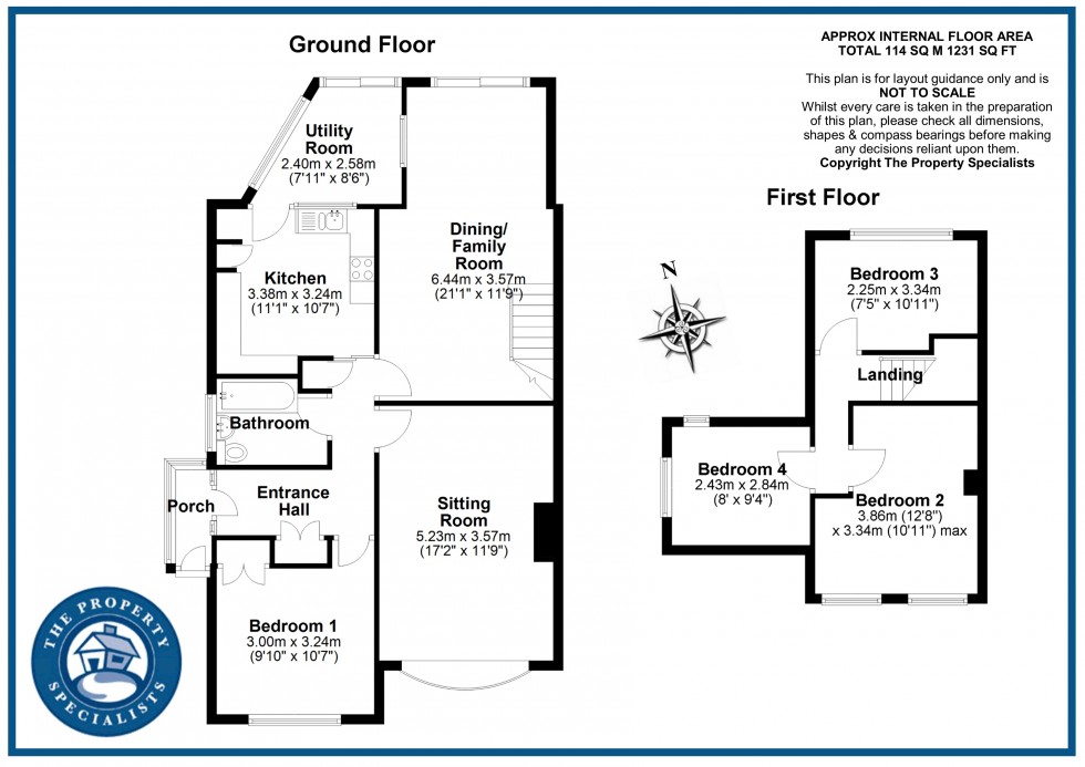 Floorplan for Romney Road, Billericay, Essex