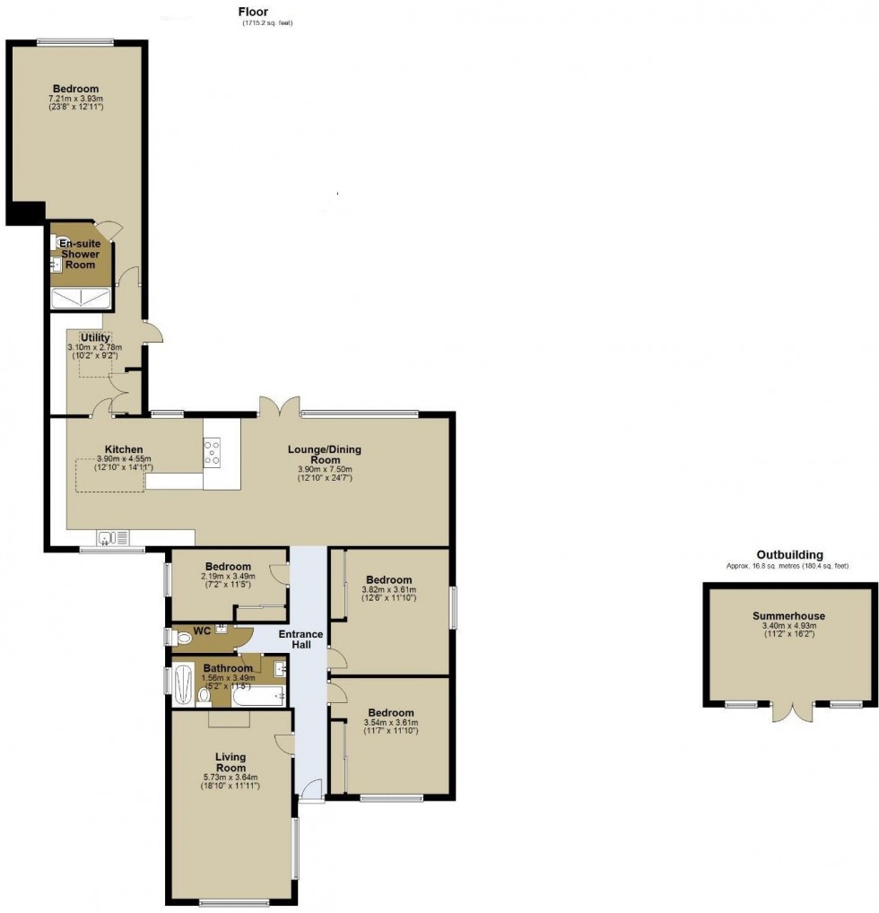 Floorplan for Rettendon Common, Chelmsford, Essex