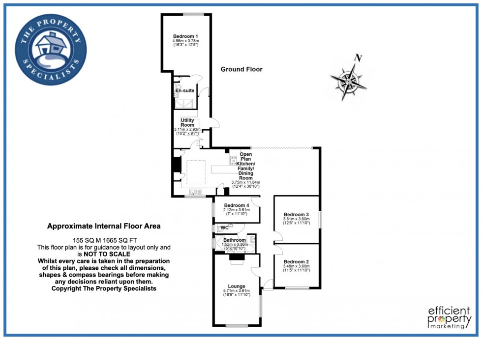 Floorplan for Rettendon Common, Chelmsford, Essex