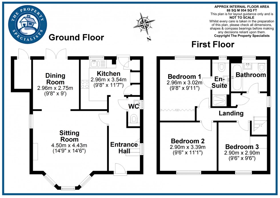 Floorplan for St James Mews, Billericay, Essex