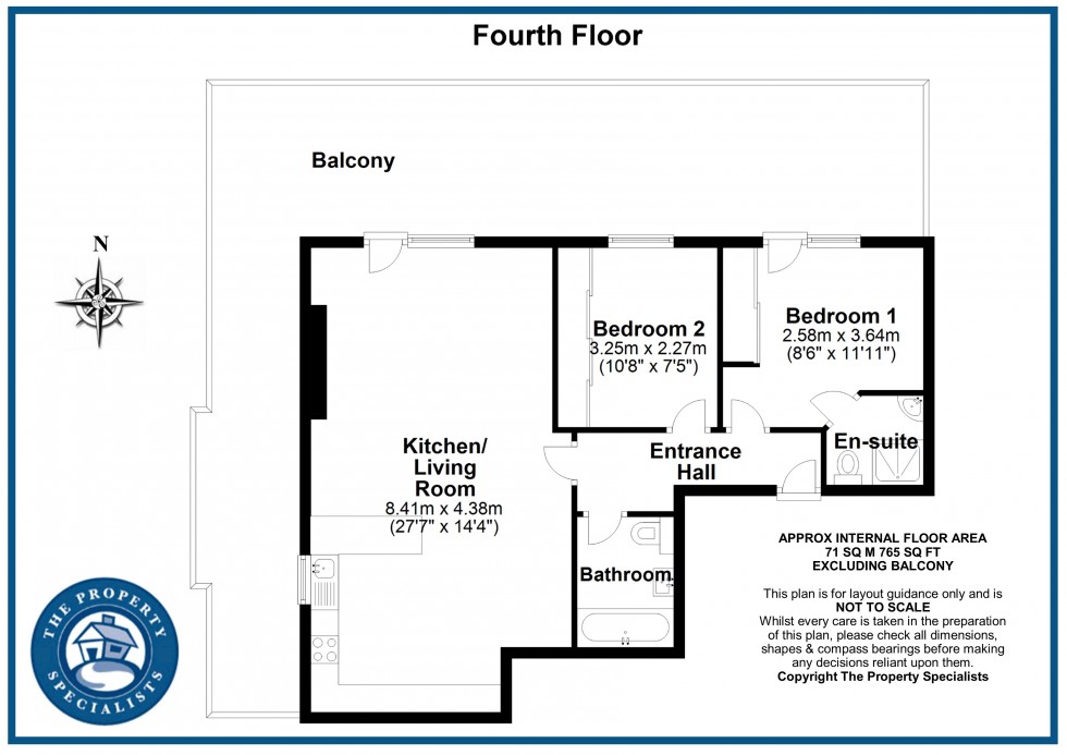 Floorplan for St Ediths Court, Billericay, Essex