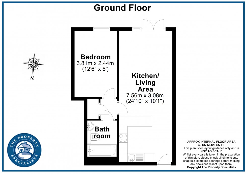 Floorplan for Long Road, Canvey Island, Essex