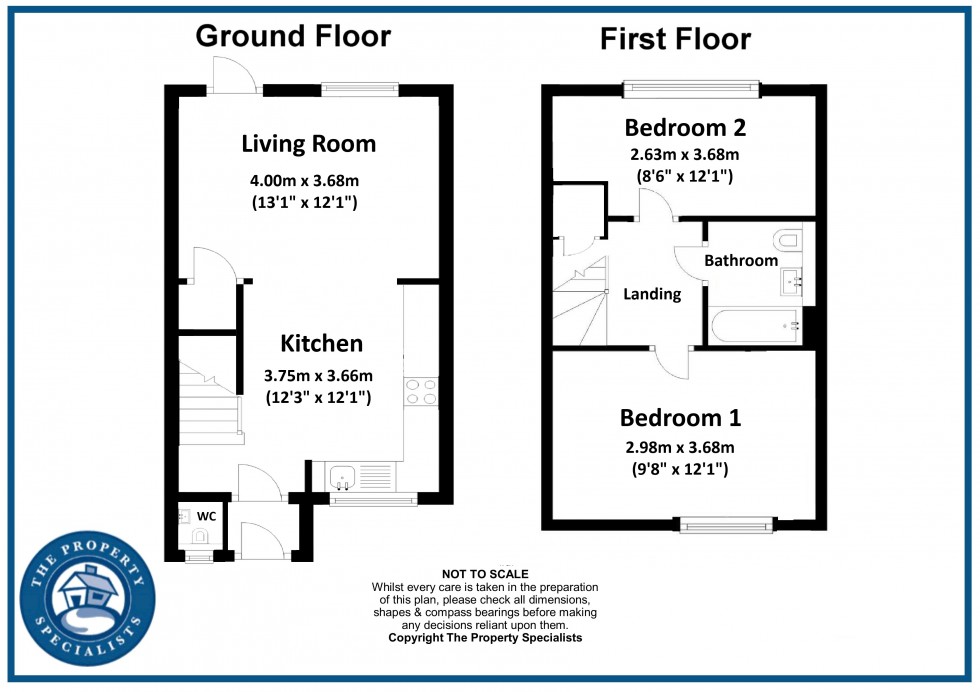 Floorplan for Arundel Way, Billericay, Essex