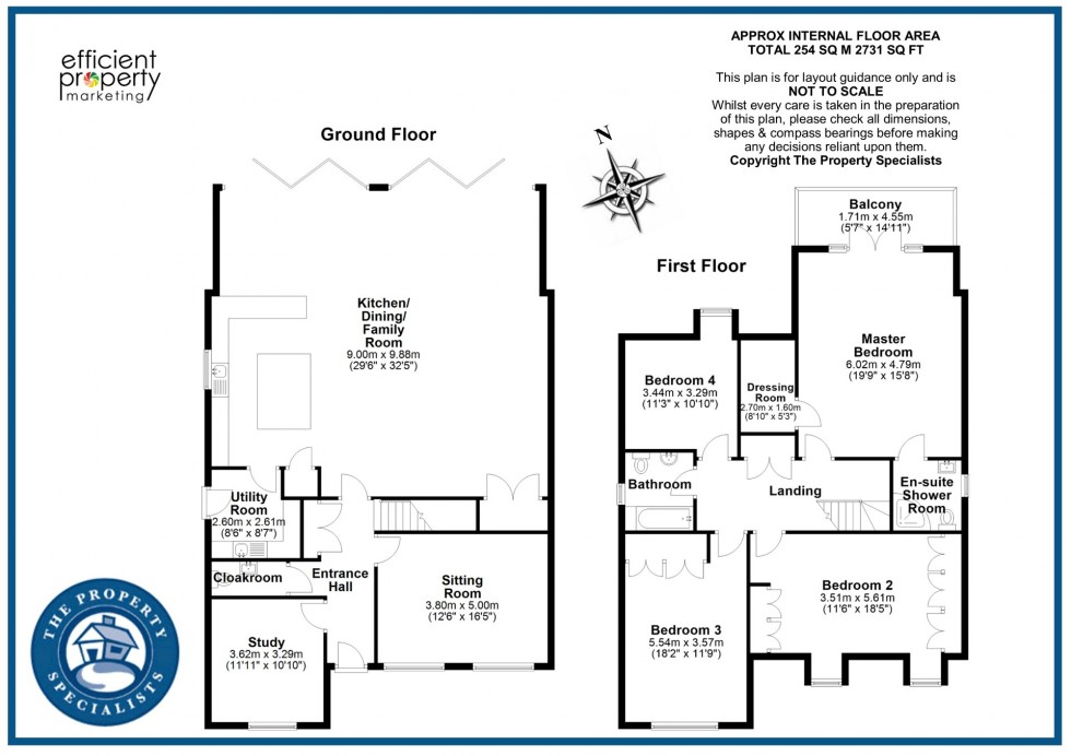 Floorplan for Hutton, Brentwood, Essex