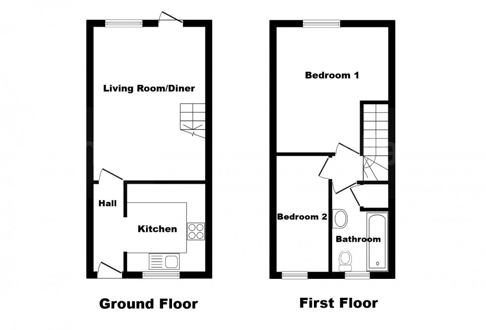 Floorplan for Langley Place, BILLERICAY, Essex