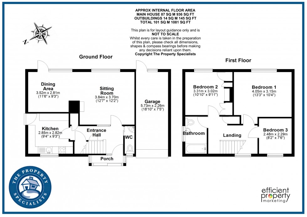 Floorplan for Mountnessing Road, Billericay, Essex