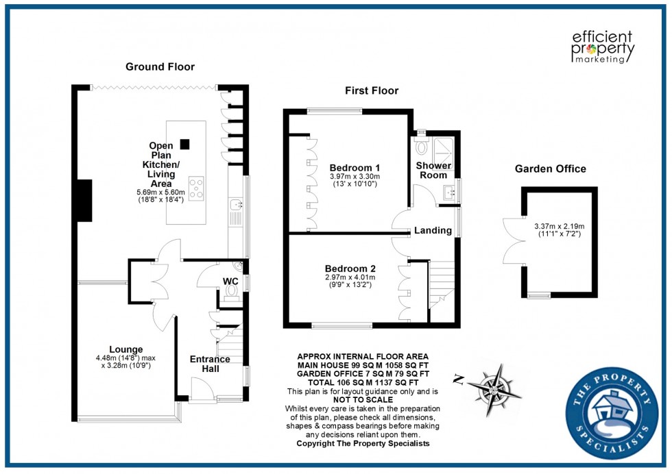 Floorplan for Karen Close, Brentwood, Essex
